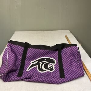 Purple Lacrosse Equipment Duffle Bag With Black Panther 3497 26x12x13 #3 #10